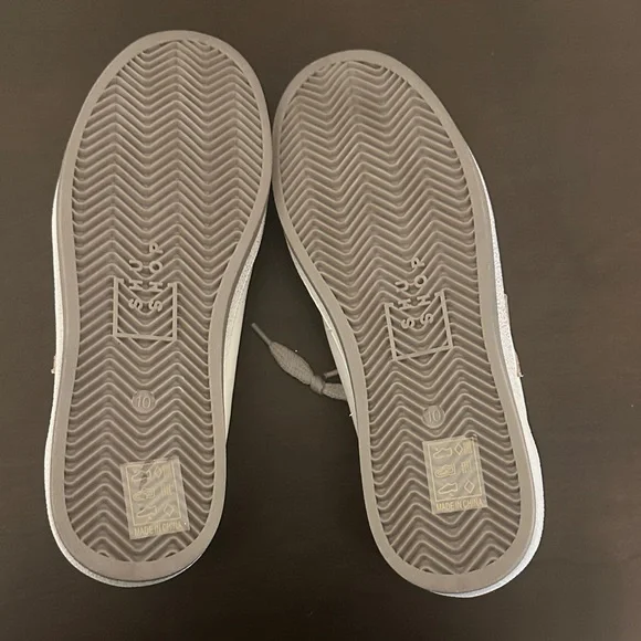 Stylish White Shu Shop tan, white and Gray Women's Sneakers. - Picture 5 of 6